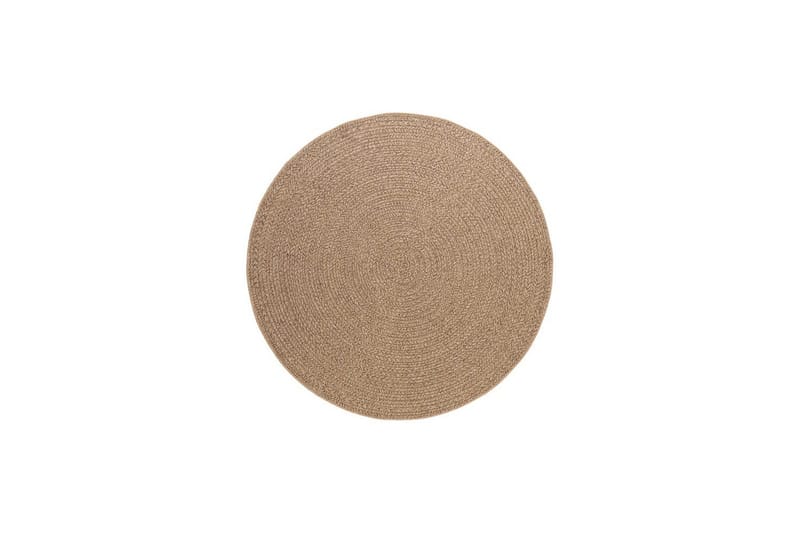Wiltonteppe Natural Circle Rund 120x120 cm - 120x120 cm - Tekstiler & tepper - Teppe & matte - Utendørs tepper