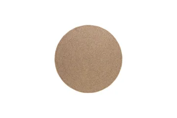 Wiltonteppe Natural Circle Rund 240x240 cm - 240x240 cm - Tekstiler & tepper - Teppe & matte - Utendørs tepper