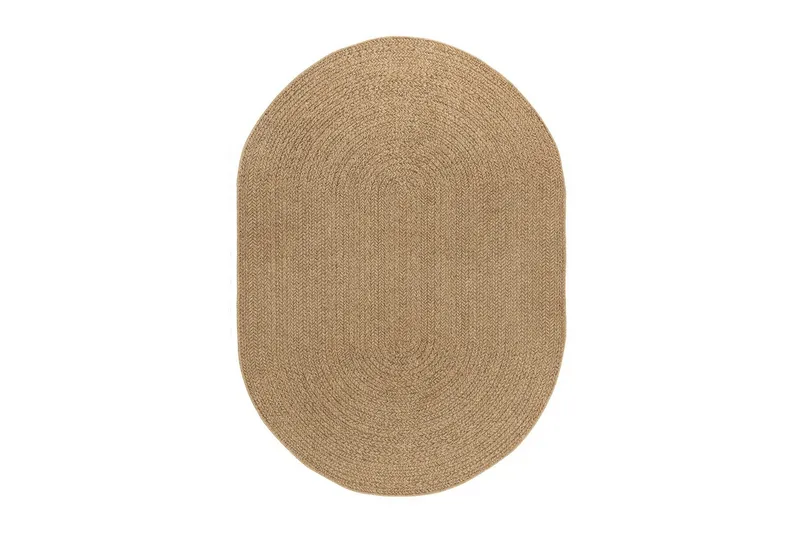 Wiltonteppe Natural Frame Oval 200x290 cm, 200x290 cm