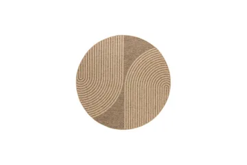 Wiltonteppe Natural Shape Rund 240x240 cm - 240x240 cm - Tekstiler & tepper - Teppe & matte - Utendørs tepper