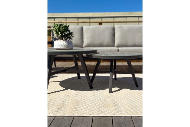 Wiltonteppe Orlando Modern 200x290 cm, Natur - 200x290 cm, Natur - Tekstiler & tepper - Teppe & matte - Utendørs tepper