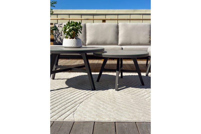 Wiltonteppe Orlando Modern 240x340 cm, Grå - 240x340 cm, Grå - Tekstiler & tepper - Teppe & matte - Utendørs tepper