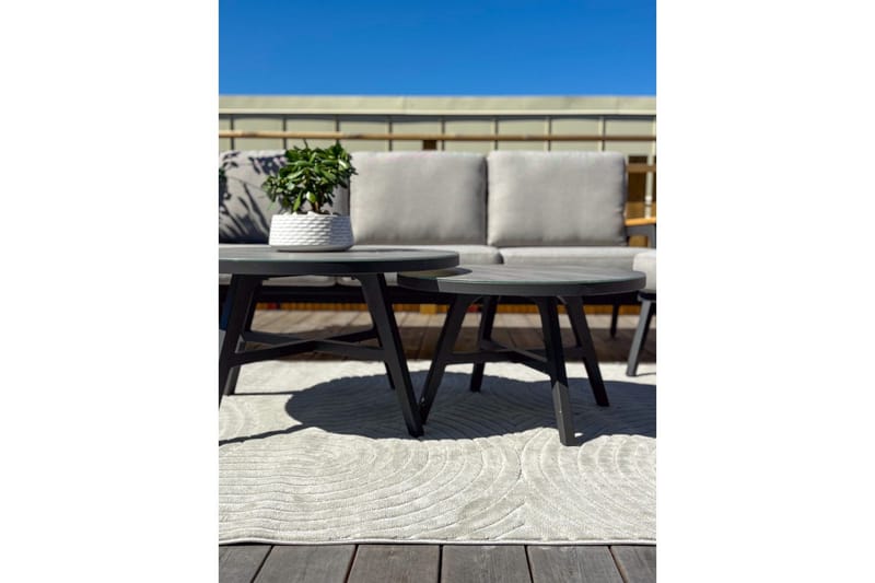 Wiltonteppe Orlando Zen 240x340 cm, Grå - 240x340 cm, Grå - Tekstiler & tepper - Teppe & matte - Utendørs tepper