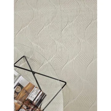 Vaskbart teppe Castello Wave - Natur - Tekstiler & tepper - Teppe & matte - Flatvevde tepper