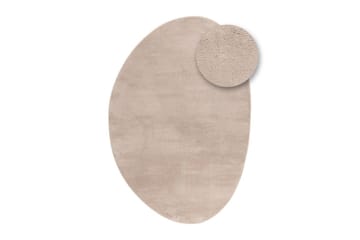 Vaskbart teppe Soft Shape - 160x230 cm, Greige - Tekstiler & tepper - Teppe & matte - Flatvevde tepper