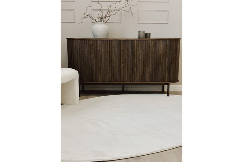 Vaskbart teppe Soft Shape - 160x230 cm, Hvit - Tekstiler & tepper - Teppe & matte - Flatvevde tepper