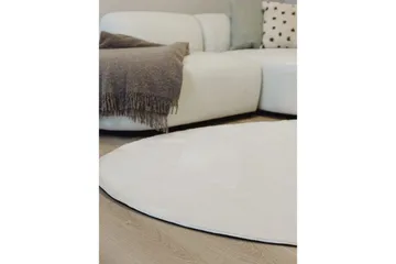 Vaskbart teppe Soft Shape - 200x290 cm, Hvit - Tekstiler & tepper - Teppe & matte - Flatvevde tepper