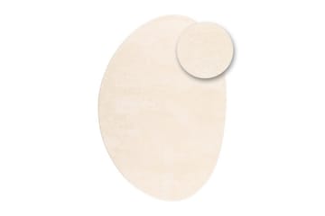 Vaskbart teppe Soft Shape - 200x290 cm, Natur - Tekstiler & tepper - Teppe & matte - Flatvevde tepper