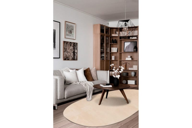 Vaskbart teppe Soft Shape - 200x290 cm, Natur - Tekstiler & tepper - Teppe & matte - Flatvevde tepper