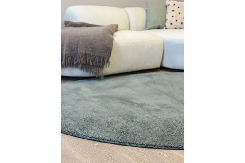 Vaskbart teppe Soft Shape - 240x340 cm, Grønn - Tekstiler & tepper - Teppe & matte - Flatvevde tepper