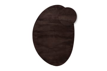 Vaskbart teppe Soft Shape - 240x340 cm, Sjokolade - Tekstiler & tepper - Teppe & matte - Flatvevde tepper