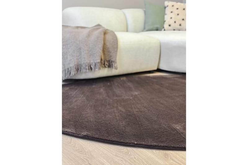 Vaskbart teppe Soft Shape - 240x340 cm, Sjokolade - Tekstiler & tepper - Teppe & matte - Flatvevde tepper