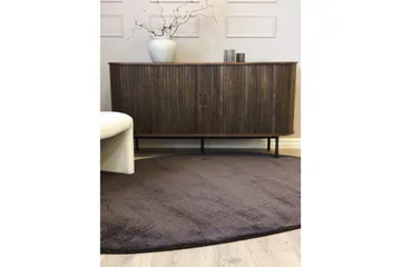 Vaskbart teppe Soft Shape - 240x340 cm, Sjokolade - Tekstiler & tepper - Teppe & matte - Flatvevde tepper