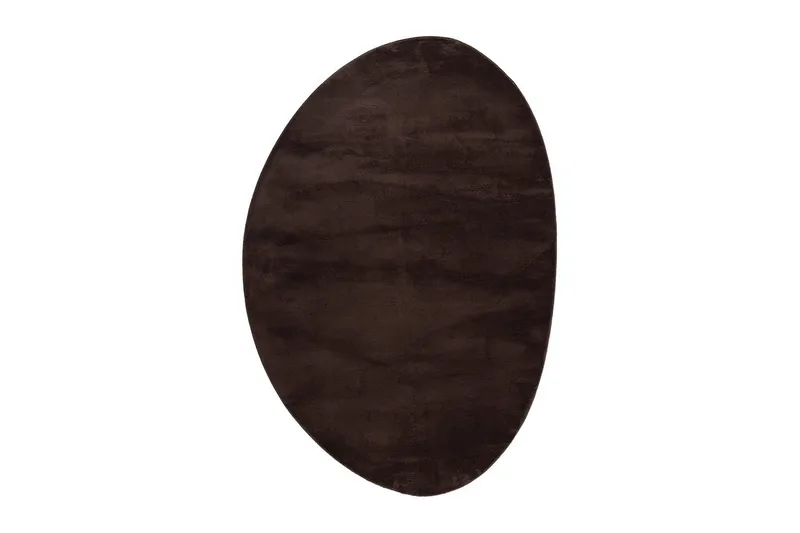 Vaskbart teppe Soft Shape, 240x340 cm, Sjokolade