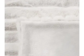 Abteh Pledd 150x200 cm Dobbeltsidig - Hvit - Tekstiler & tepper - Tepper & pledd