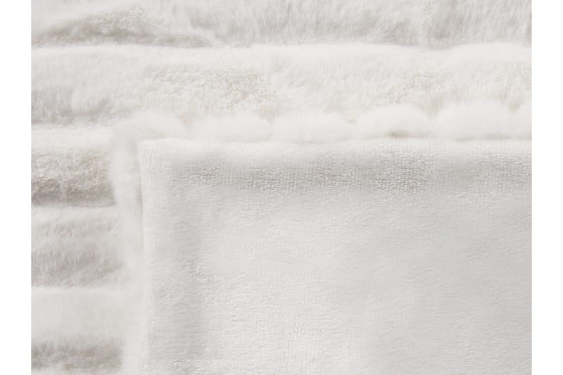 Abteh Pledd 150x200 cm Dobbeltsidig - Hvit - Tekstiler & tepper - Tepper & pledd