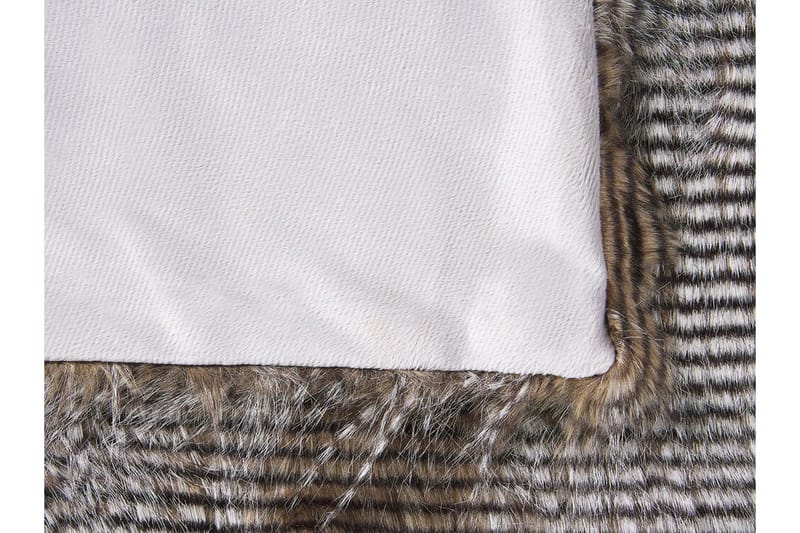 Asdad Pledd 150x200 cm Dobbeltsidig - Brun / Hvit - Tekstiler & tepper - Tepper & pledd