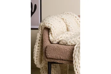 Kate pledd 130x170 cm - Beige - Tekstiler & tepper - Tepper & pledd