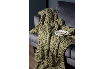 Kate Pledd 130x170 cm - Mørkegrøn - Tekstiler & tepper - Tepper & pledd