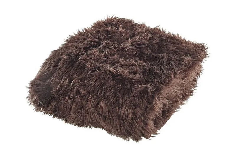 Pledd 200 x 220 cm brun DELICE, Brun