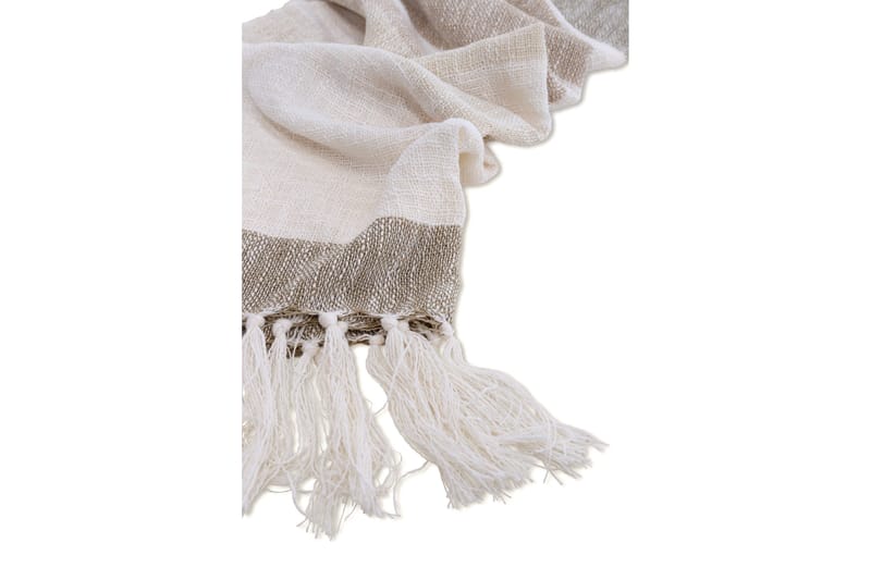 Sandy Pledd 130x170 cm - Offwhite/Beige/Brun - Tekstiler & tepper - Tepper & pledd