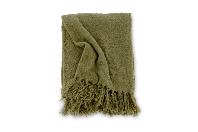 Stanly Pledd 130x170 cm - Grøn - Tekstiler & tepper - Tepper & pledd