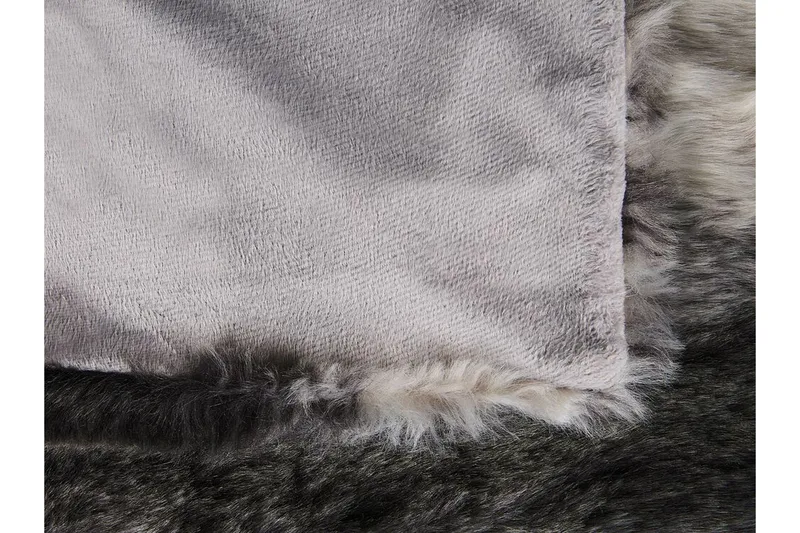 Tazart Pledd 150x200 cm Dobbeltsidig - Grå / Hvit - Tekstiler & tepper - Tepper & pledd