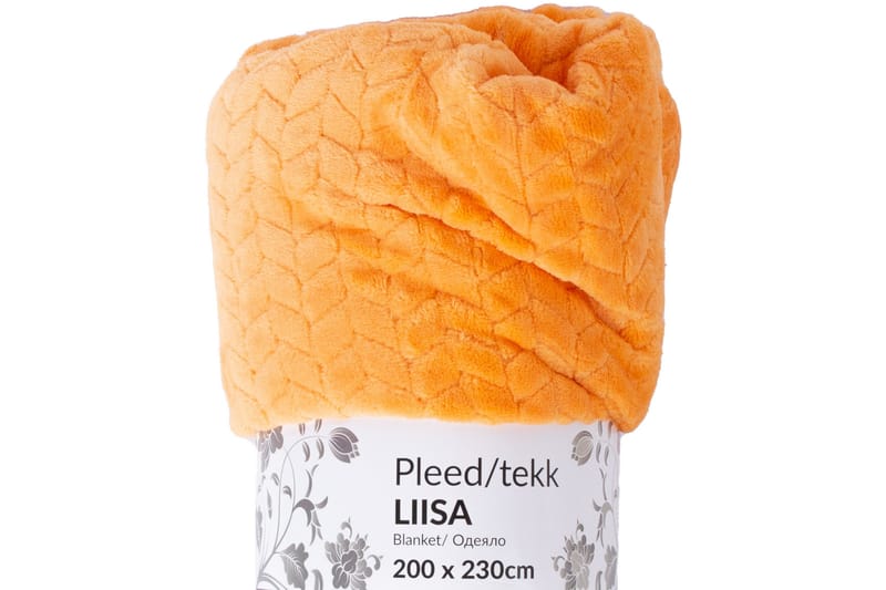 Viltti Liisa XL 200x230 cm Oransje - Tepper & pledd