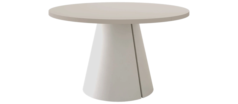 Aurion Spisebord rundt uttrekkbart 100-174 cm, beige