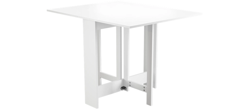 Jeba Rektangulært Spisebord med klaffer 80 cm med plass til 4 personer, Hvit