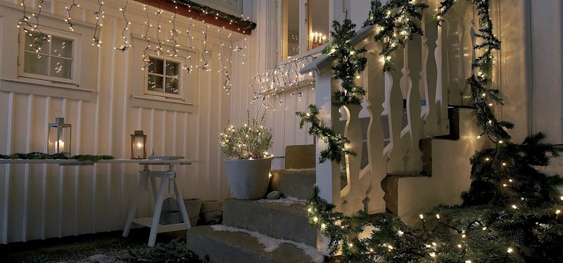 Julebelysning utendørs