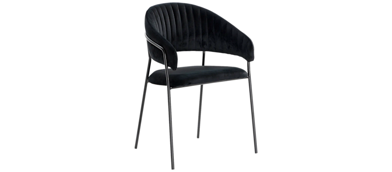 Spisestol Rubi, Svart