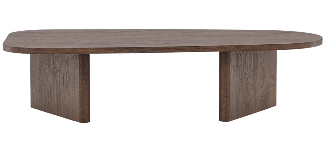 Grönvik Ovalt Sofabord 130x65 cm, Mocca