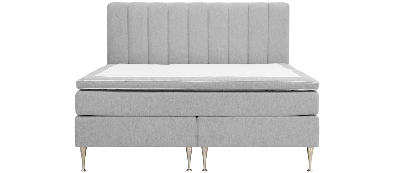 Komplett Sengpakke Hilton High 180x200 cm, Grå