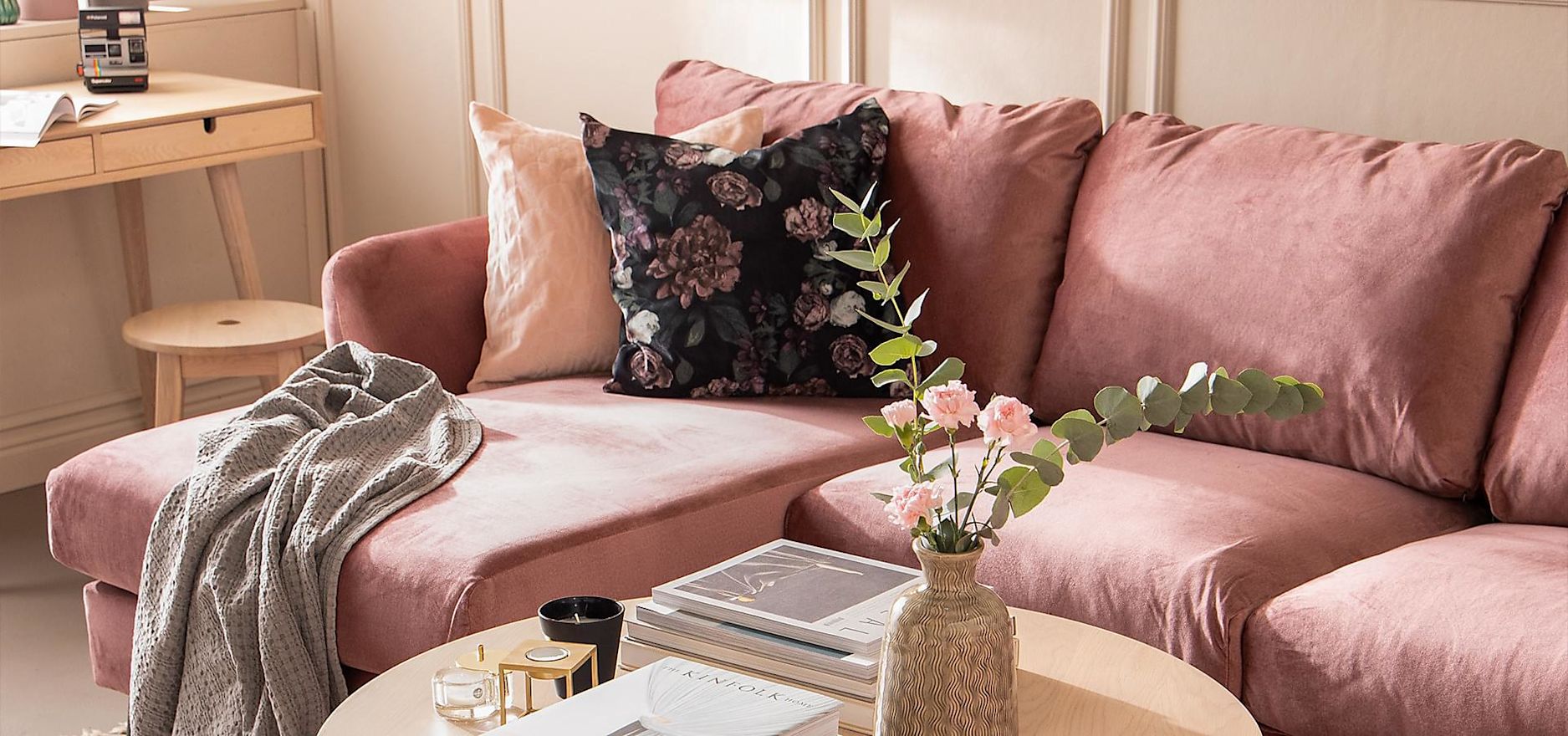 Billige sofa med sjeselong Store & små u sofaer