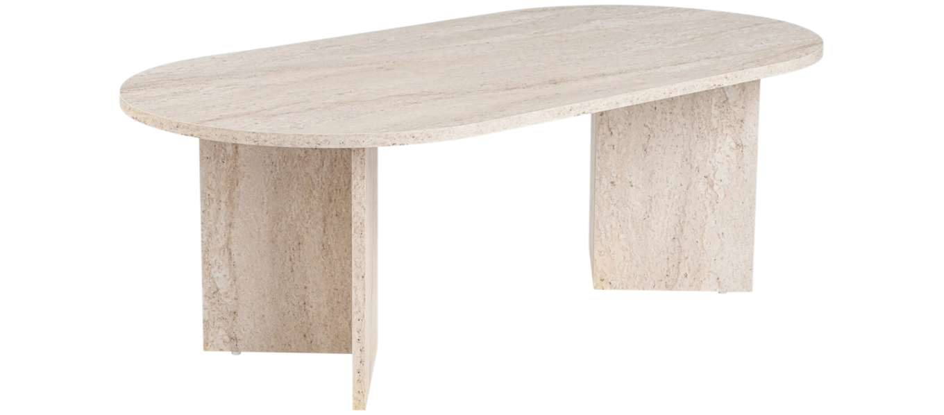 Sofabord Hasina Travertin, Travertin