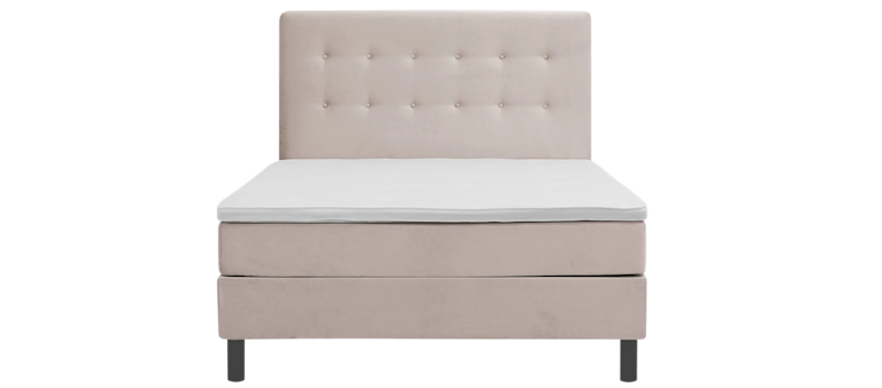 Komplett Sengepakke Dream 120x200 cm Knapper, Beige