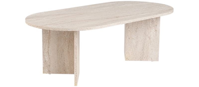 Sofabord Hasina Travertin, Travertin